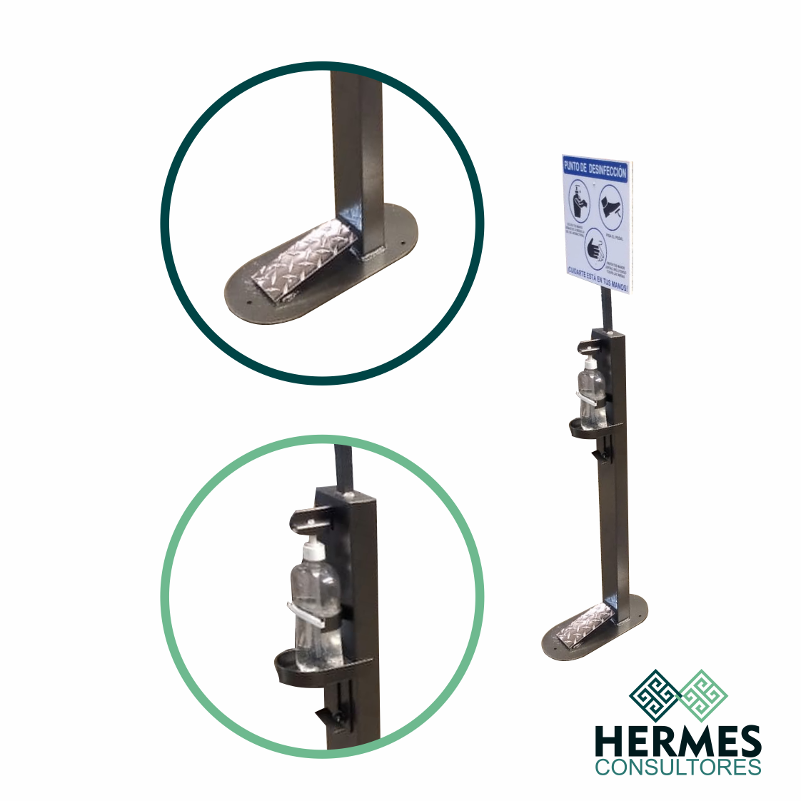 Dispensador de pedal para gel - Image 3