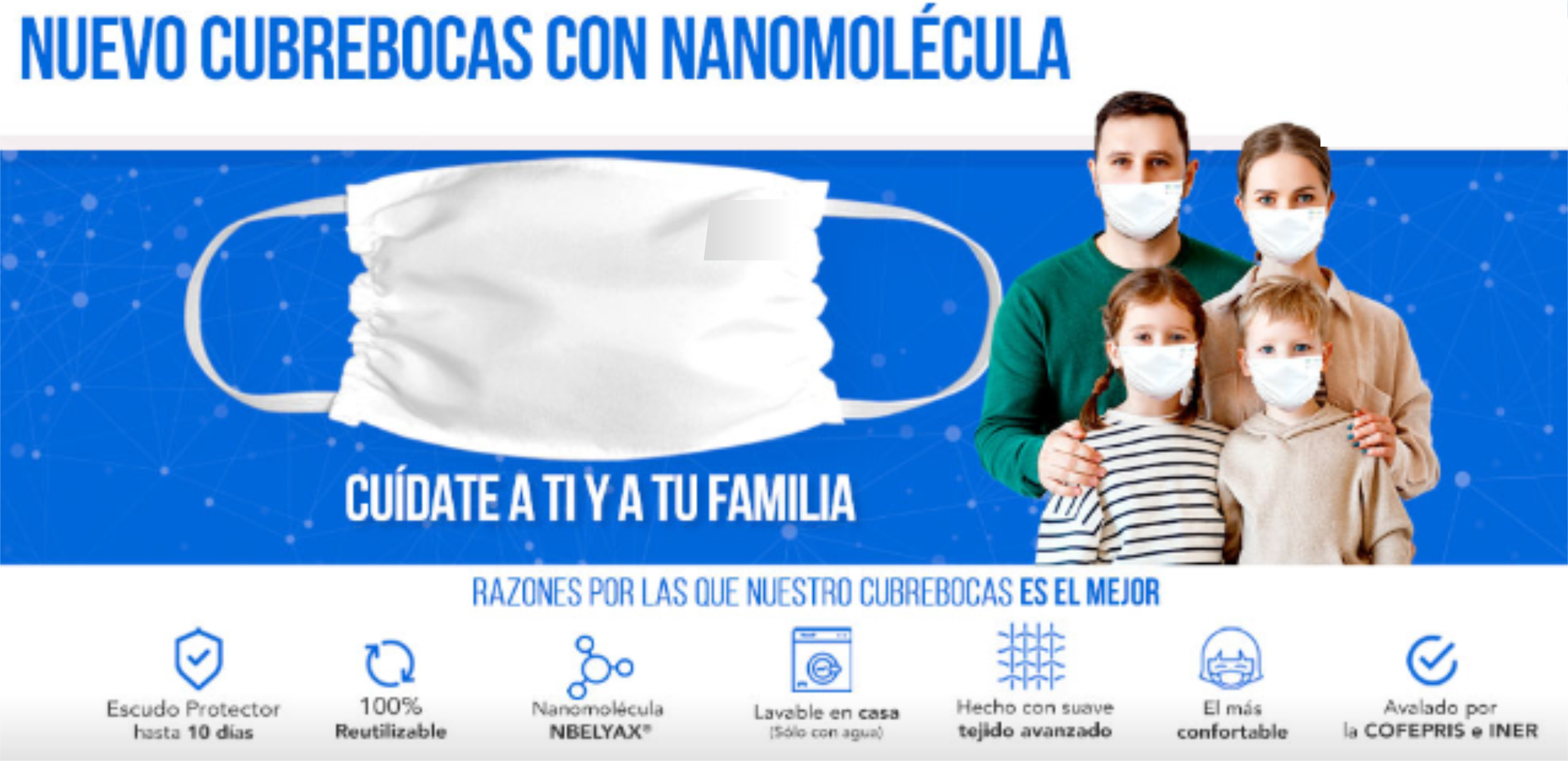 Cubrebocas Lavable 10 piezas - Image 4