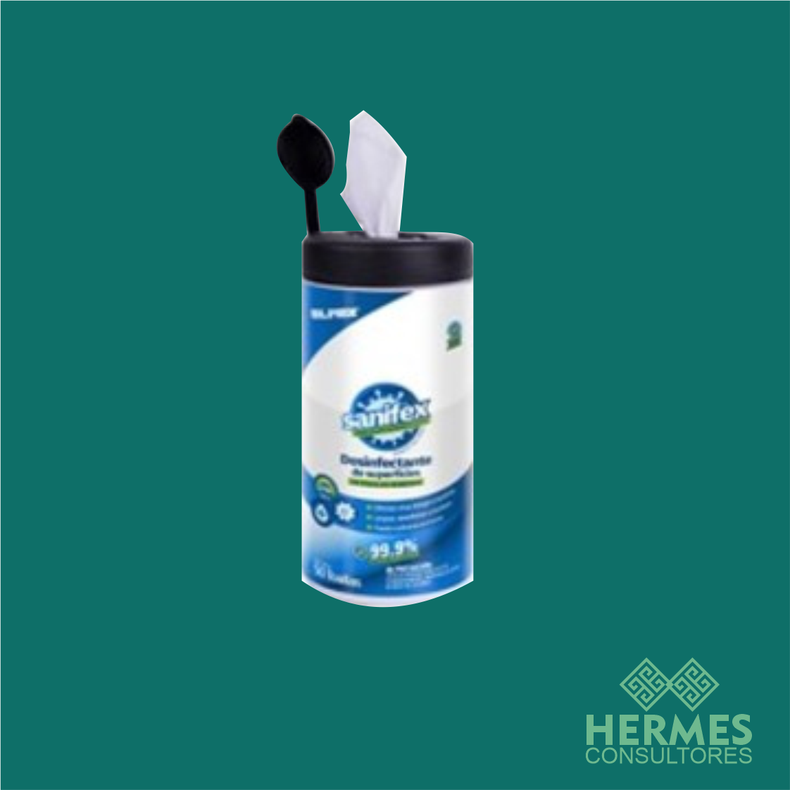 Toallas húmedas desinfectantes 50 piezas