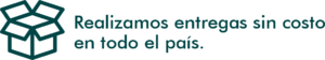 Entrega a domicilio sin costo en todo el país.